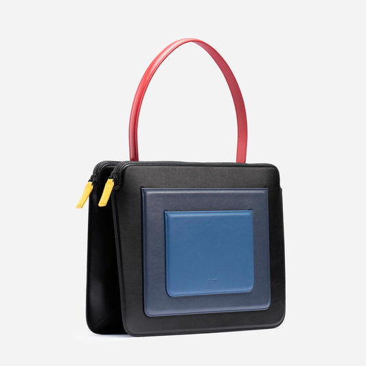 Business Bag - Black & Blue