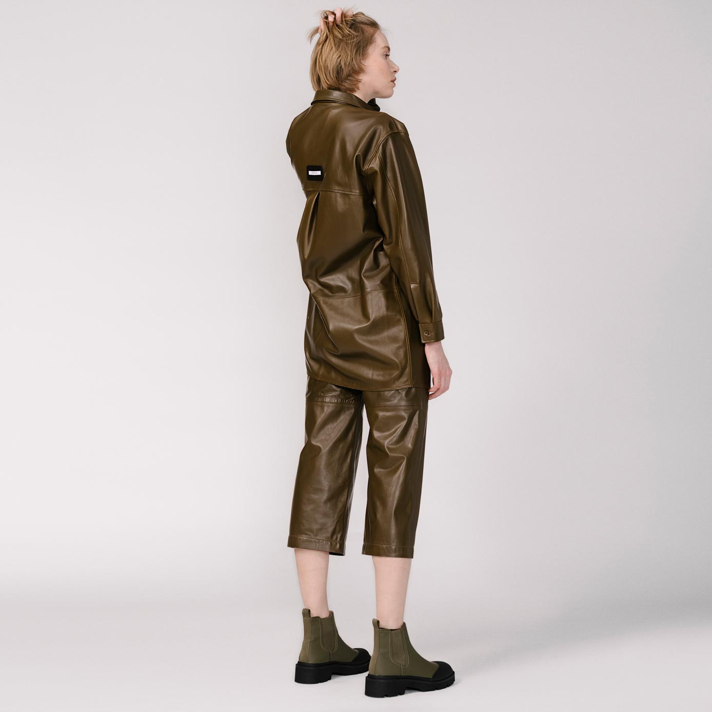 Gen Crop Pants - Olive