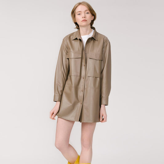 Kimi Oversized Shirt - Earth