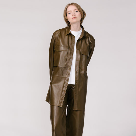 Kimi Oversized Shirt - Olive