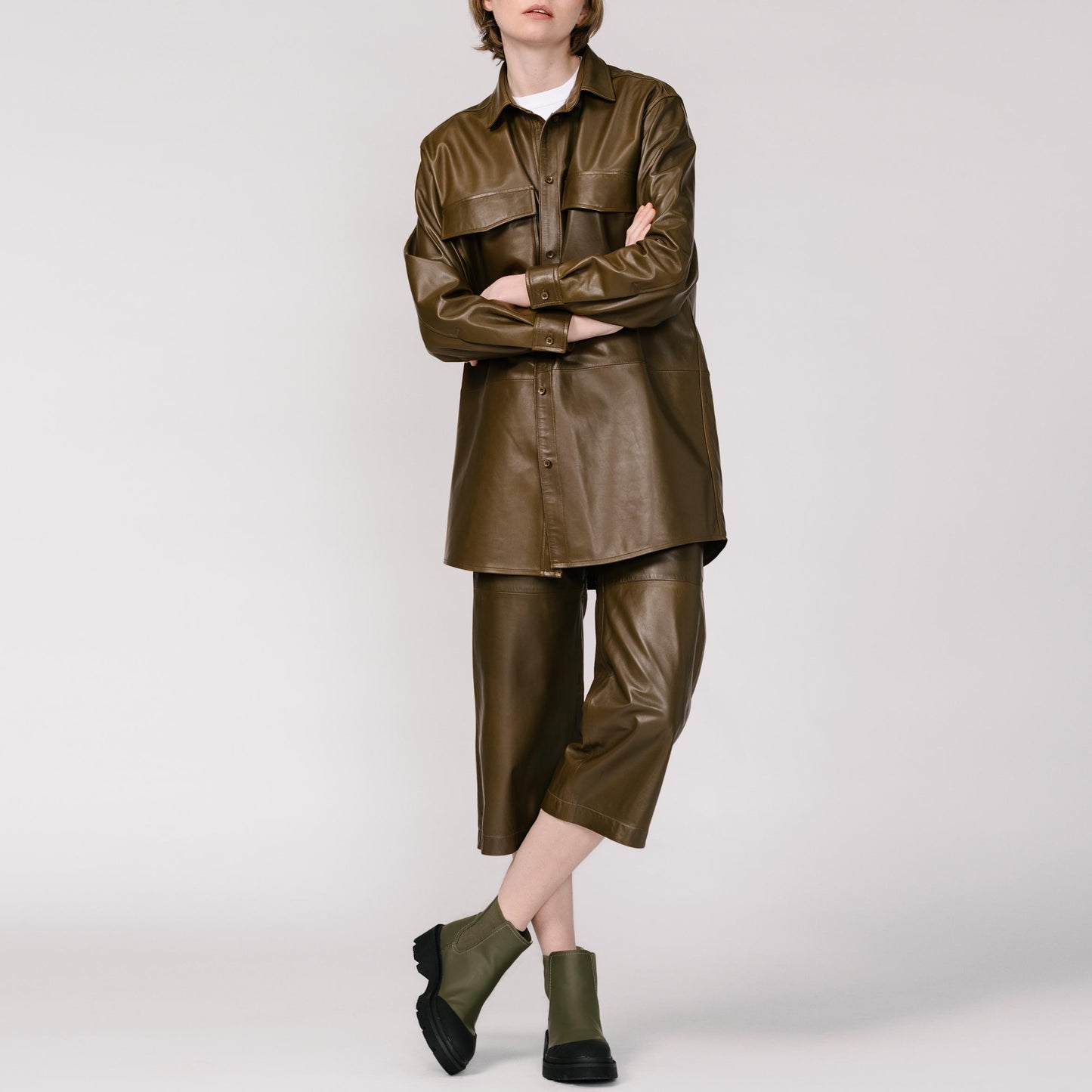 Kimi Oversized Shirt - Olive