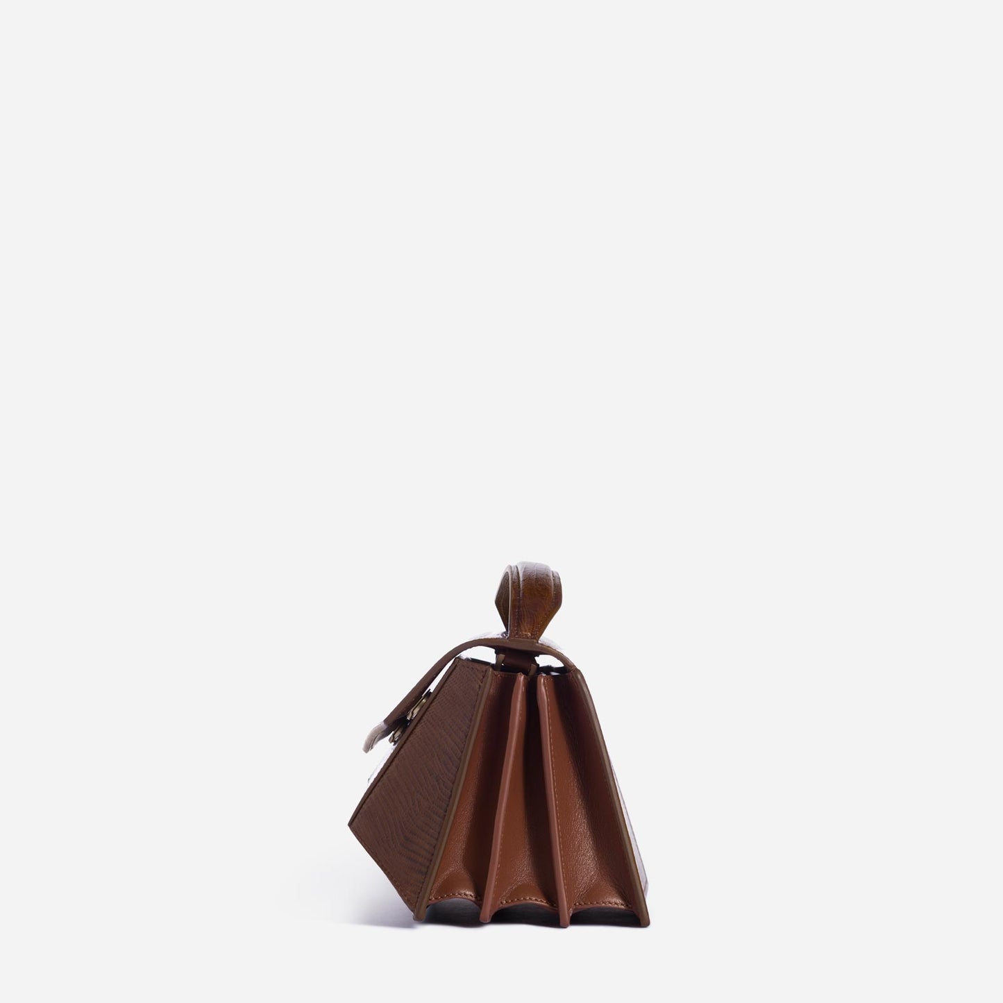 Small Naomi - Lizard Effect Brown