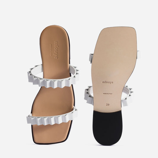 Thelma Sandal - White