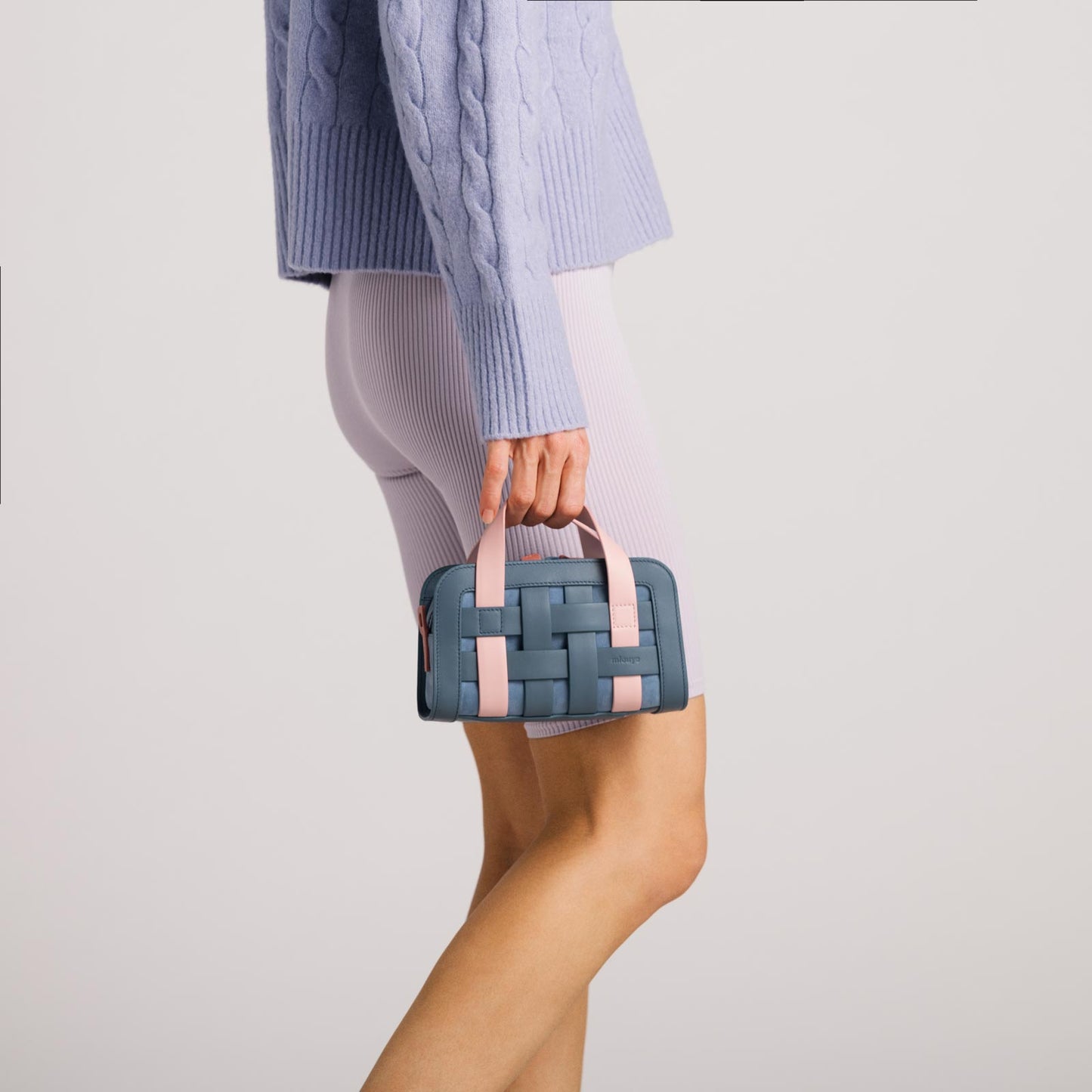 Mini Woven Bag - Fairy Blue