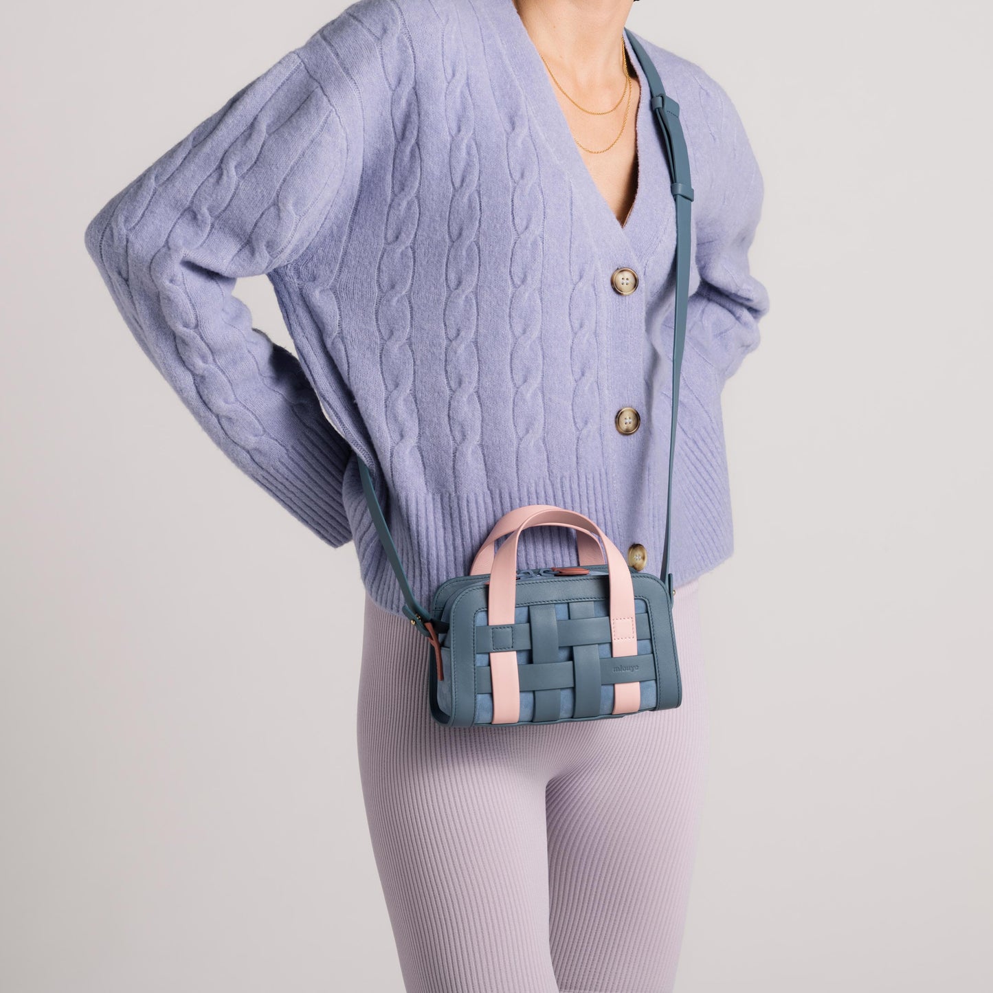 Mini Woven Bag - Fairy Blue