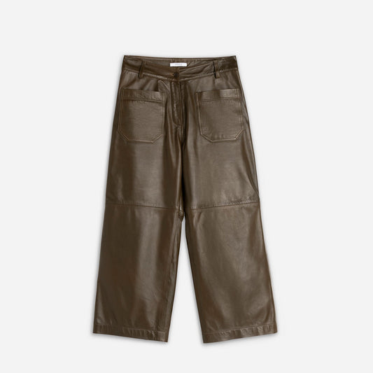 Gen Crop Pants - Olive
