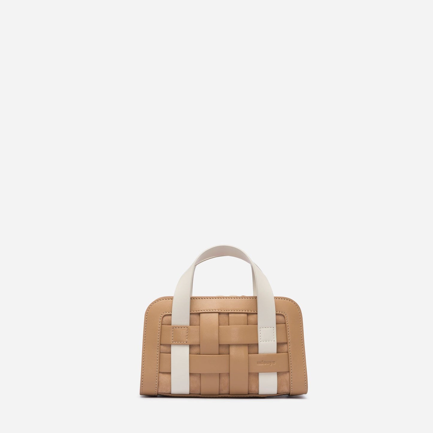 Mini Woven Bag - Latte
