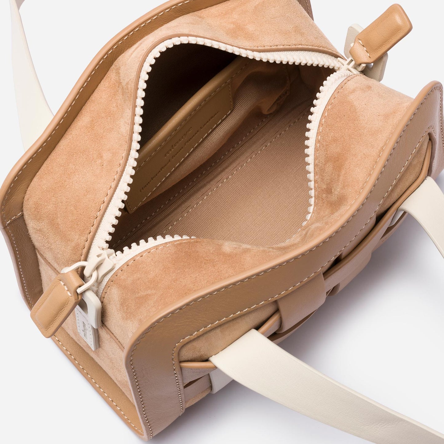 Mini Woven Bag - Latte